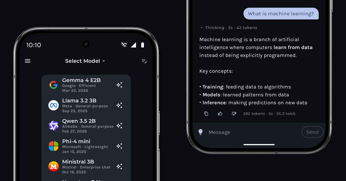 LM Playground — Run LLMs locally on Android
